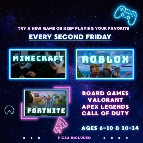 Game Night: Your choice of Game + Free Pizza!