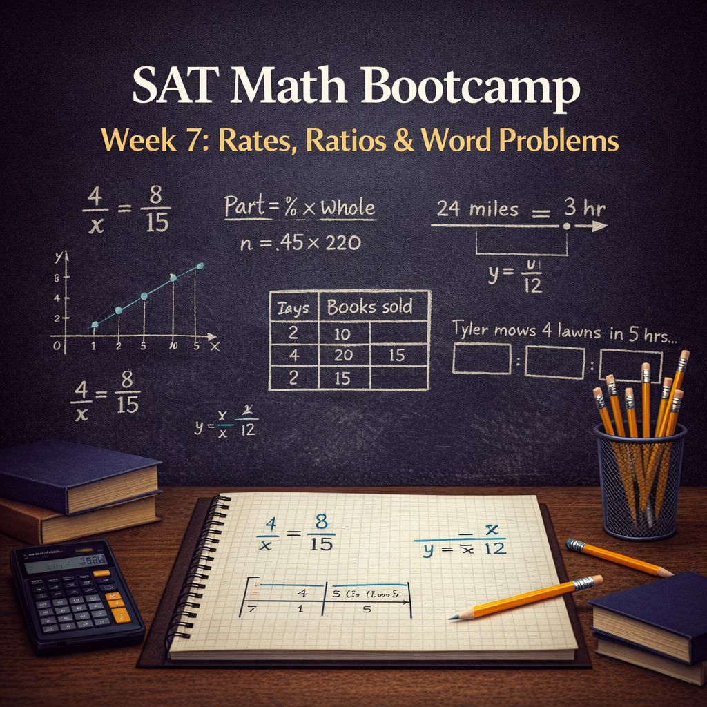 SAT Math Bootcamp - Week 7: Statistics &amp; One-Variable / Two-Variable Data