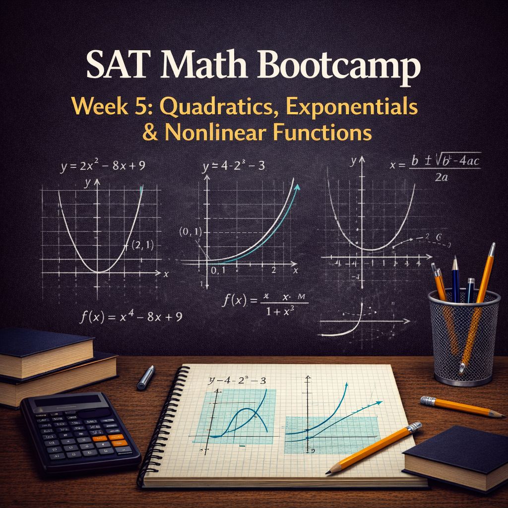 SAT Math Bootcamp - Week 5: Quadratics