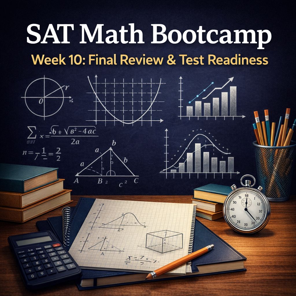 SAT Math Bootcamp - Week 10: Final Review &amp; Test Readiness