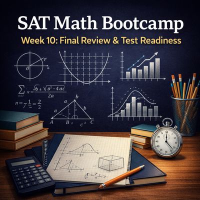 SAT Math Bootcamp - Week 10: Final Review & Test Readiness SAT Math Bootcamp - Week 10: Final Review & Test Readiness