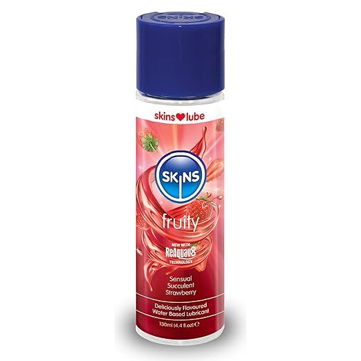 Skins Strawberry Water Based Lubricant 130ml