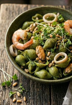WHOLE WHEAT + 5% MORINGA POWDER MACARONI SEASHELL