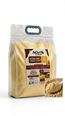 WHOLE WHEAT+ 3% TURMERIC POWDER SWALLOW AND PASTRY FLOUR
