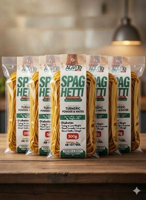WHOLE WHEAT+ 3% TURMERIC POWDER SPAGHETTI