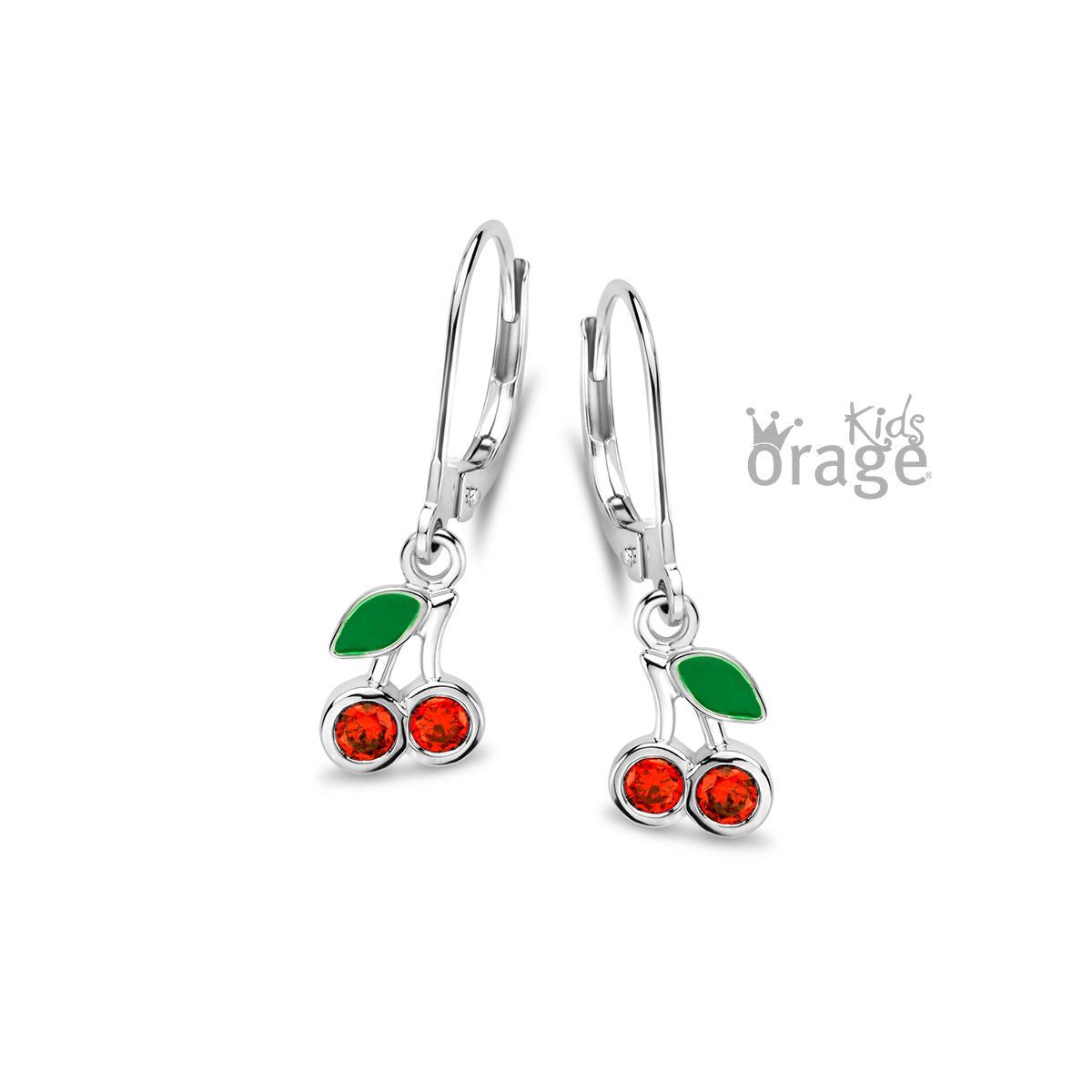 K2207 Oorslingers kersen rood