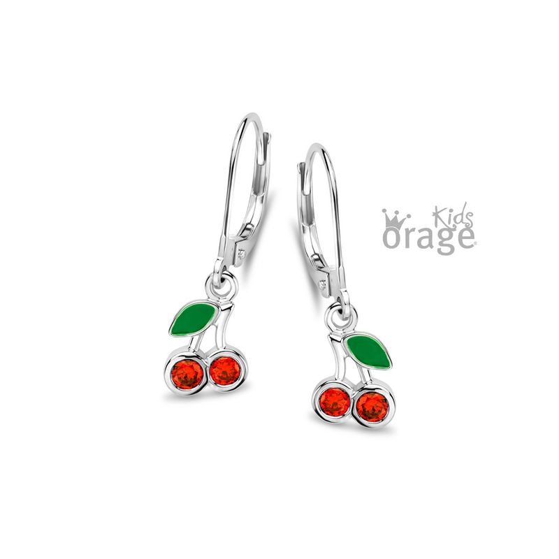 K2207 Oorslingers kersen rood