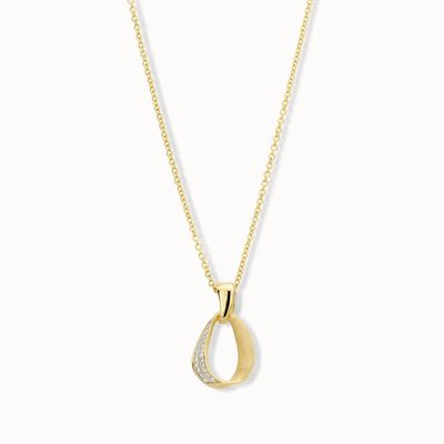 Femme A Dorée ketting en hanger 18kt.
