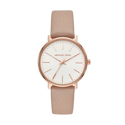 Pyper Rose Gold-Tone Leather Watch