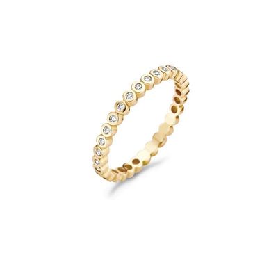 Ring 1120YZI - 14k Geelgoud met Zirkonia