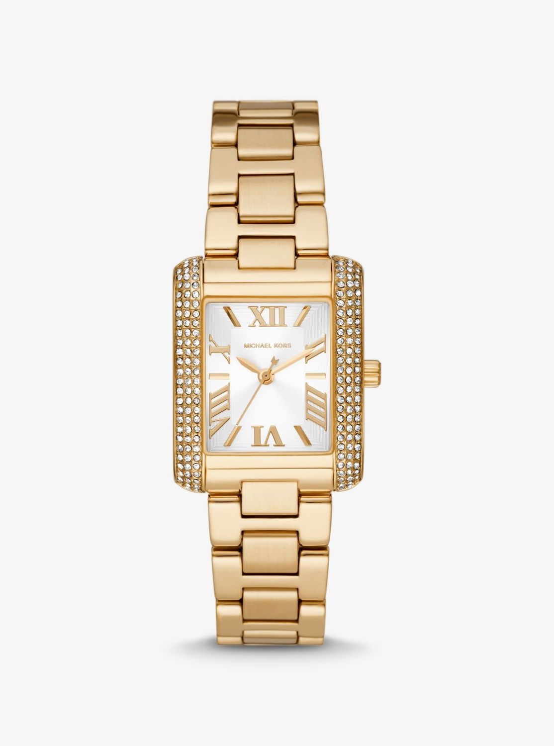 Mini Emery Pavé Gold Tone Watch