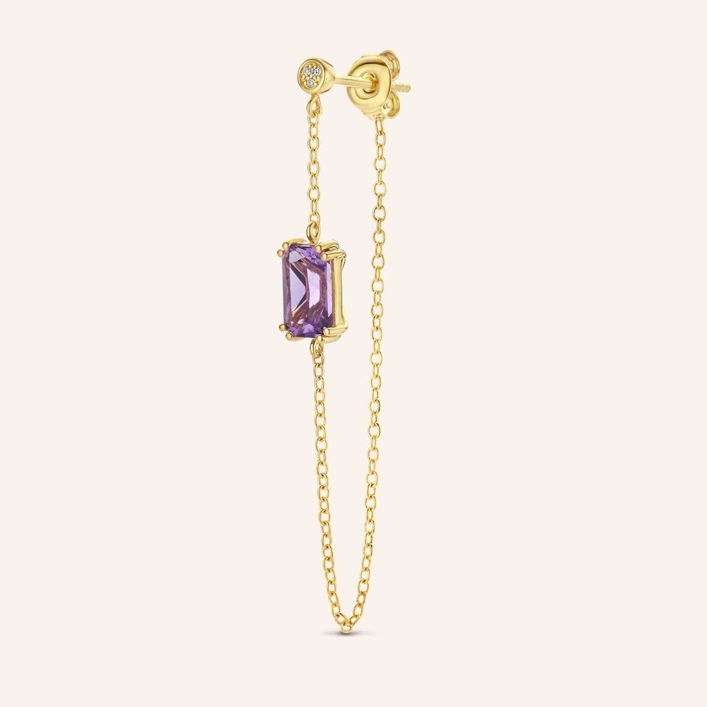 Diamanti Per Tutti - Plum  Stud