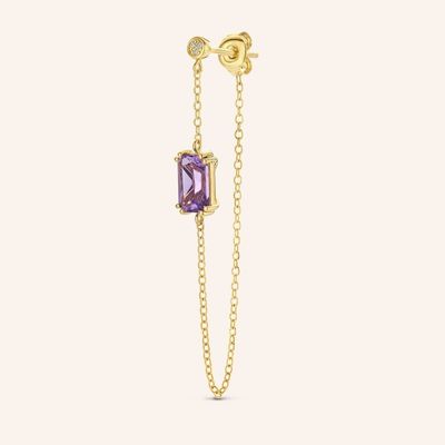 Diamanti Per Tutti - Plum  Stud