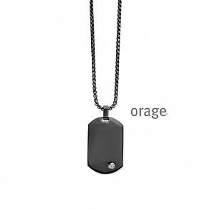 Hanger en ketting "Black Steel"