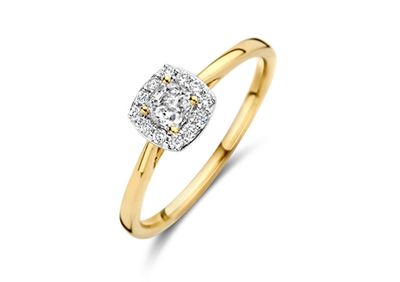 Blush Ring LG Diamonds