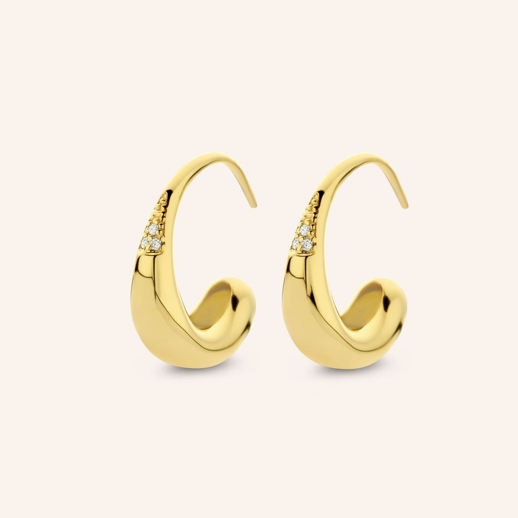 Honey Drip Small Hoops