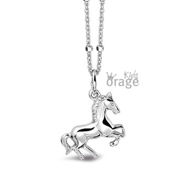Ketting paardje zilver
