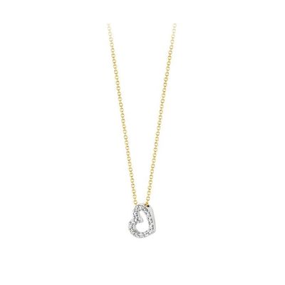 Blush Collier 3072BZI - Geel en Wit Goud (14Krt.) met Zirkonia