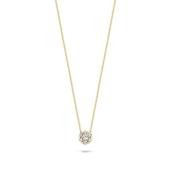 Blush Collier 3097YZI - Geel Goud (14Krt.) met Zirconia