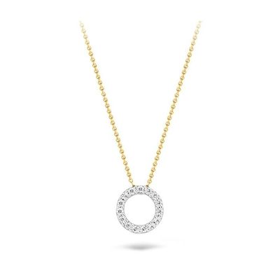3065BZI - Geel en Wit goud (14krt.) met Zirconia