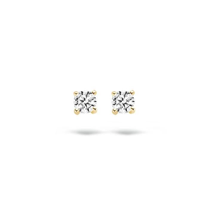 Blush Oorbellen 7128YZI - Geel Goud (14Krt.) met Zirconia