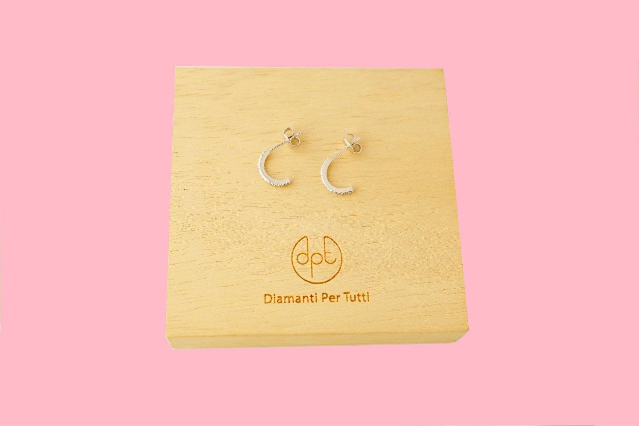 Endless diamond earring XS