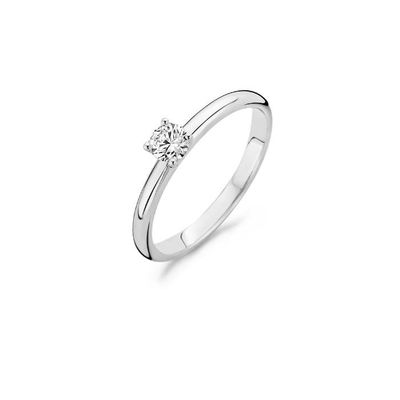 Blush Ring 1132WZI - Wit Goud (14Krt.) met Zirconia
