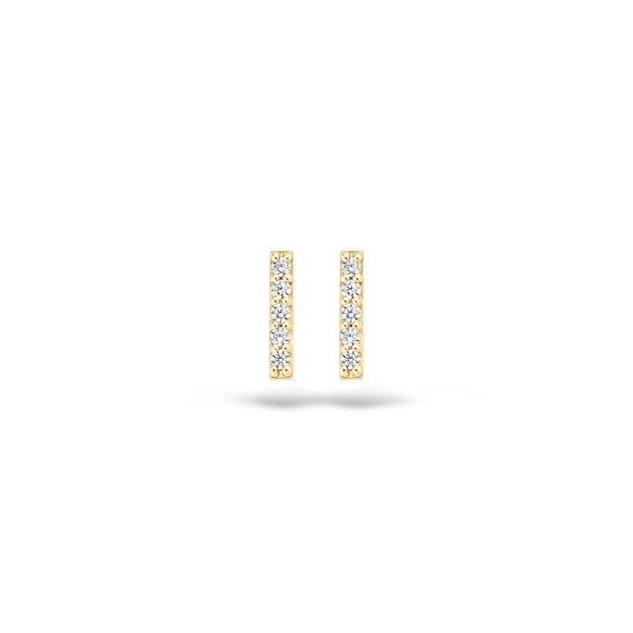 Blush Oorknoppen 7196 (14Krt.) met Zirkonia