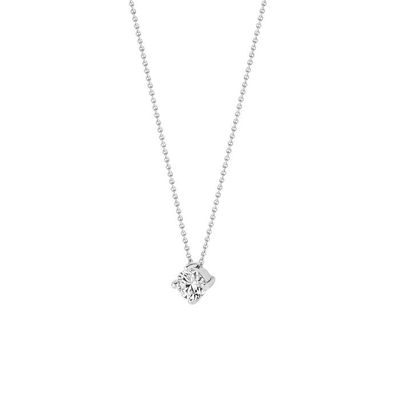 Blush Ketting 3057WZI - Wit Goud (14Krt.) met Zirconia
