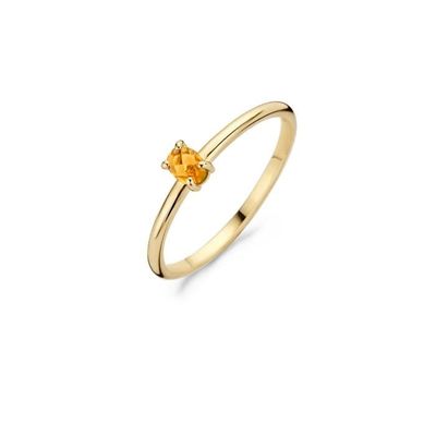 Blush Ring 1204YCI - Geelgoud met Citrine (14krt.)