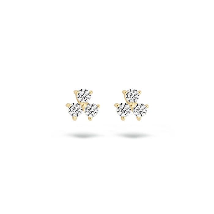 Blush Oorknoppen 7196 (14Krt.) met Zirkonia