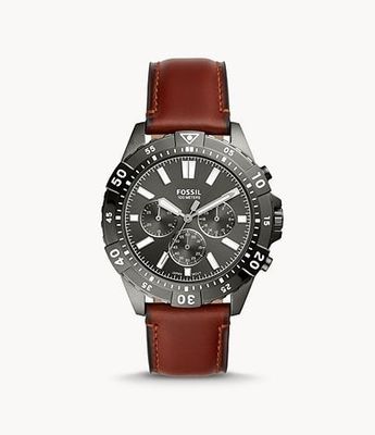 Garrett Chronograph Brown Leather Watch Garrett Chronograph Brown Leather Watch
