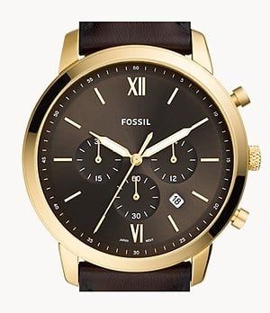 Neutra Chronograph Brown Leather Watch