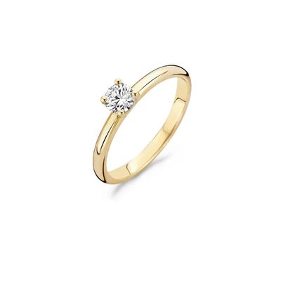 Ring 1133YZI - 14k Geelgoud met Zirkonia