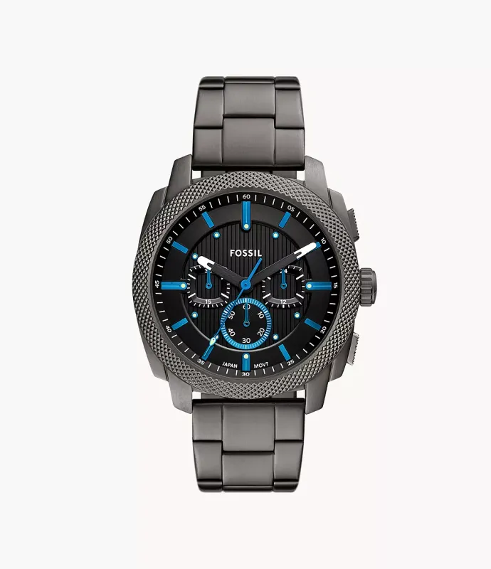 Machine Chronograph Smoke Stainless Steel Watch