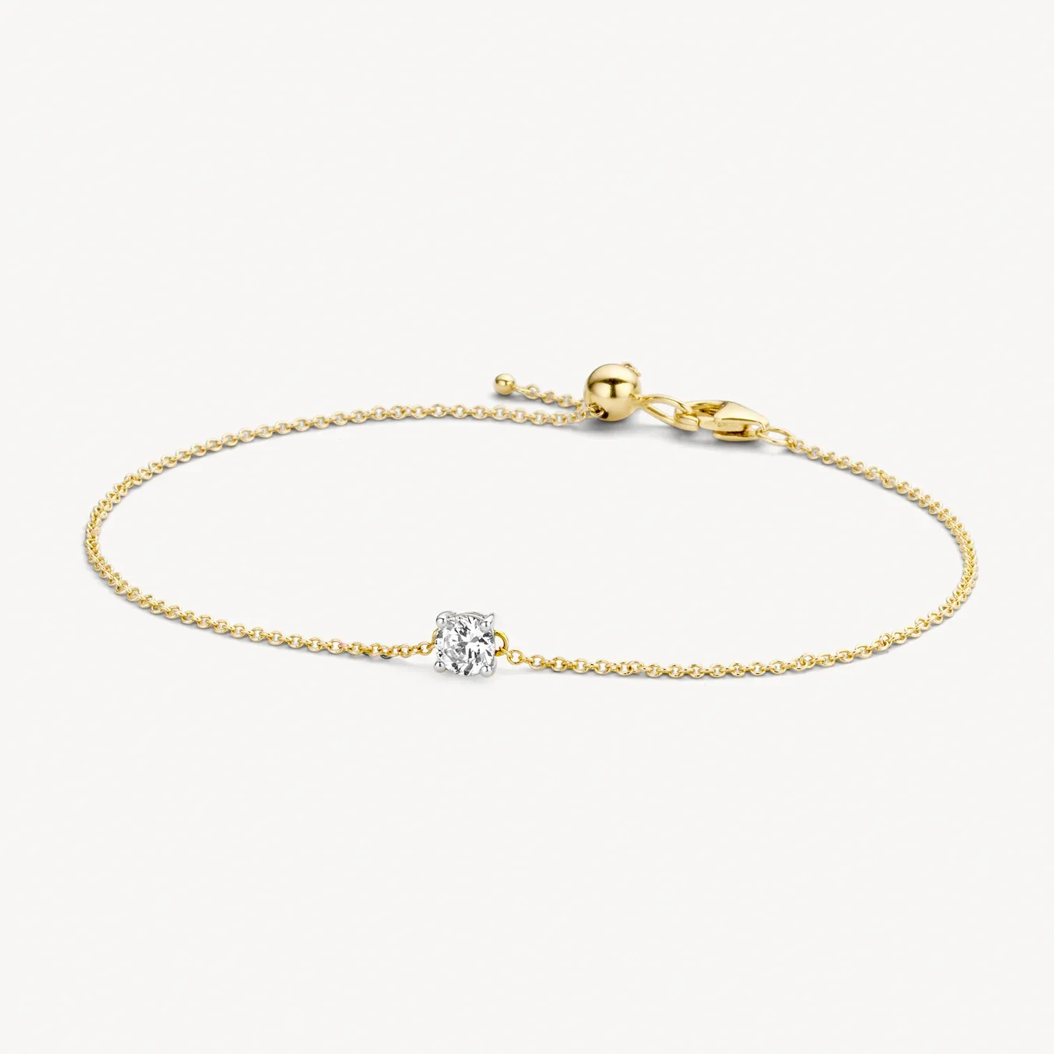 BLUSH 2166YZI 14k Geel en wit goud met Zirkonia