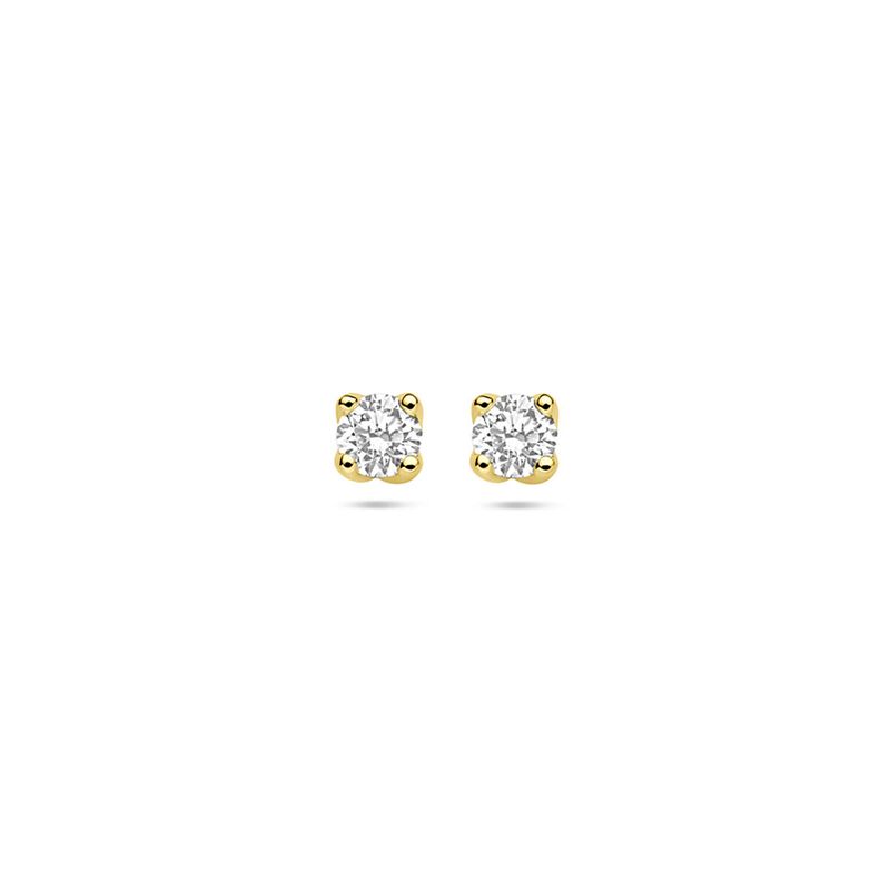 Facette - Oorbellen 14kt 0.20ct. (2x 0.10ct)