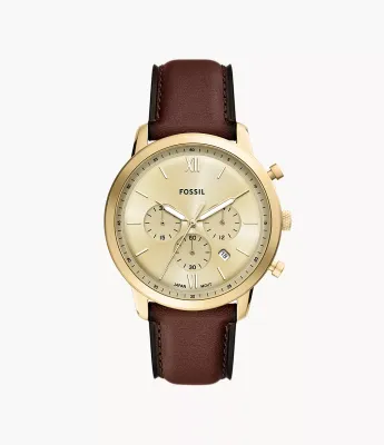 Neutra Chronograph Brown Leather Watch