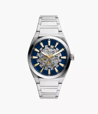 Fossil Everett Automatic Stainless Steel Watch
