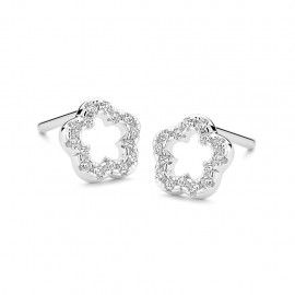 K3170 Oorringen bloem 925 rh cz K3170 Oorringen bloem 925 rh cz