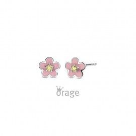 K2936 Oorringen bloem 925 zilver