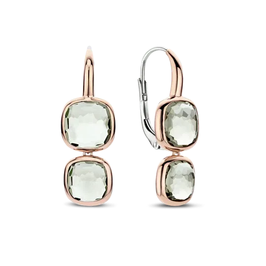 Double Cushion Oorbellen 78055GR