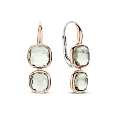 Double Cushion Oorbellen 78055GR