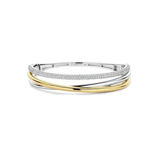 Zirkonia Structure Bangle 23094ZY
