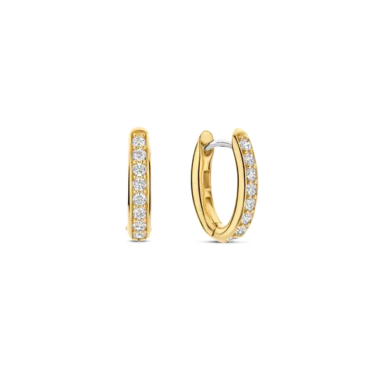 Ti Sento Tennis Small Oval Hoops 7759ZY