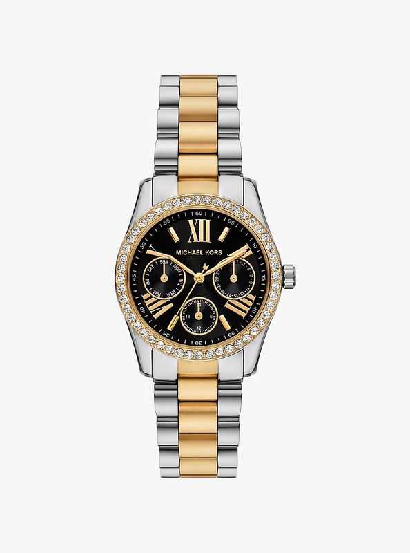 Horloge Lexington met siersteentjes MK4925