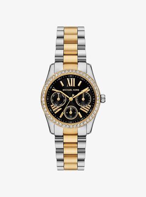 Horloge Lexington met siersteentjes MK4925 Horloge Lexington met siersteentjes MK4925