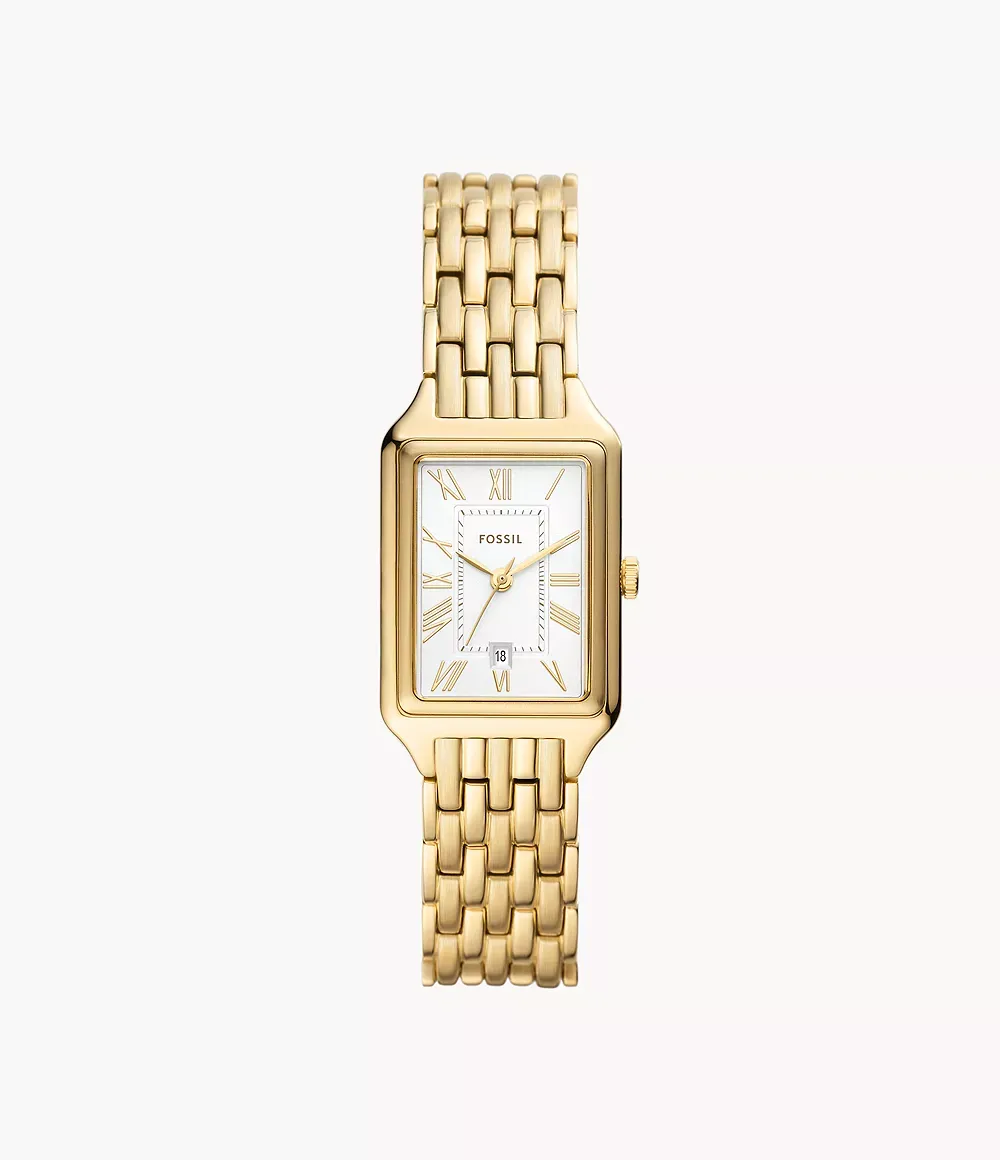 Raquel Date Gold-Tone Stainless Steel Watch ES5220