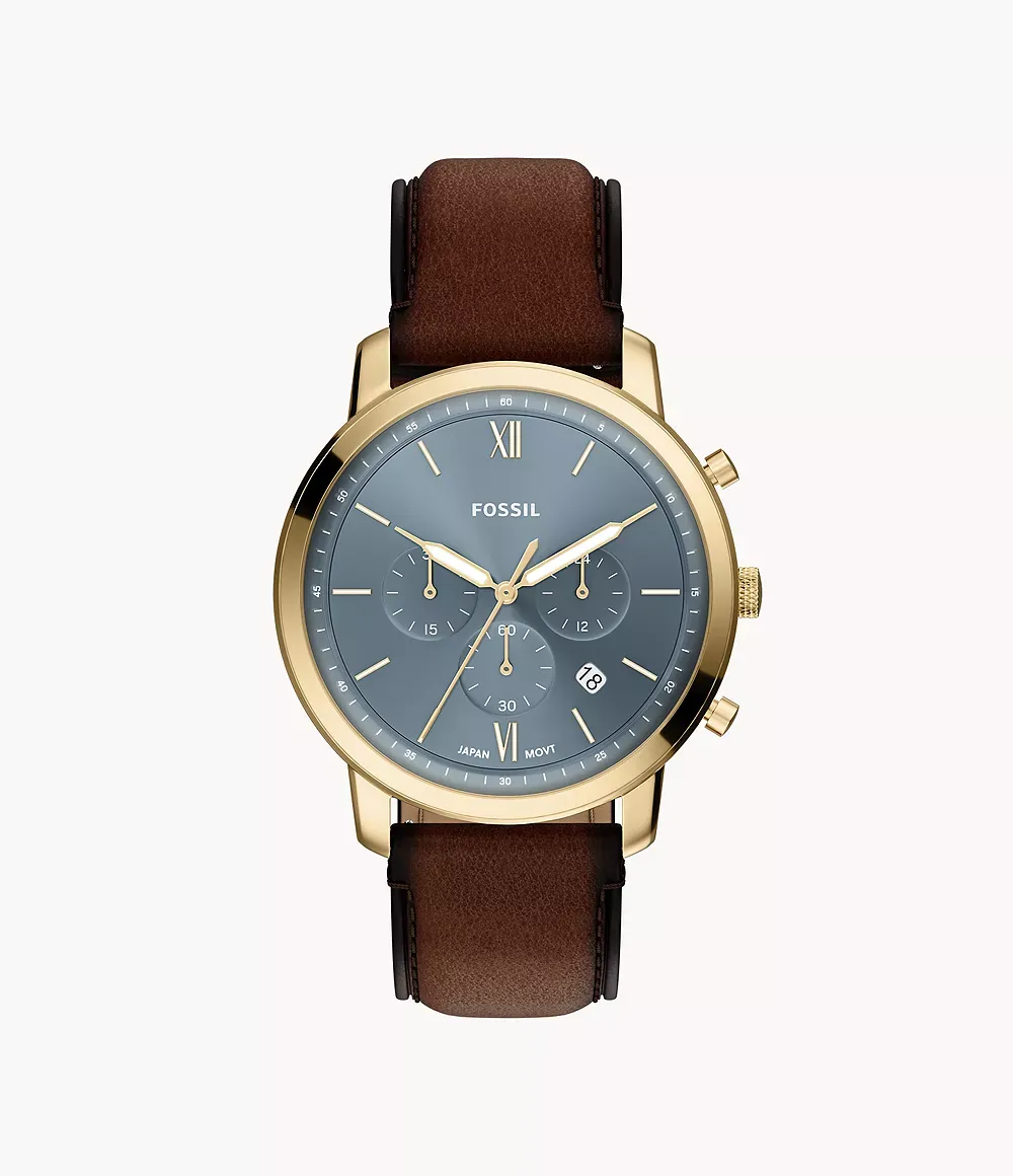 Neutra Chronograph Brown Leather Watch FS6162 Neutra Chronograph Brown Leather Watch FS6162