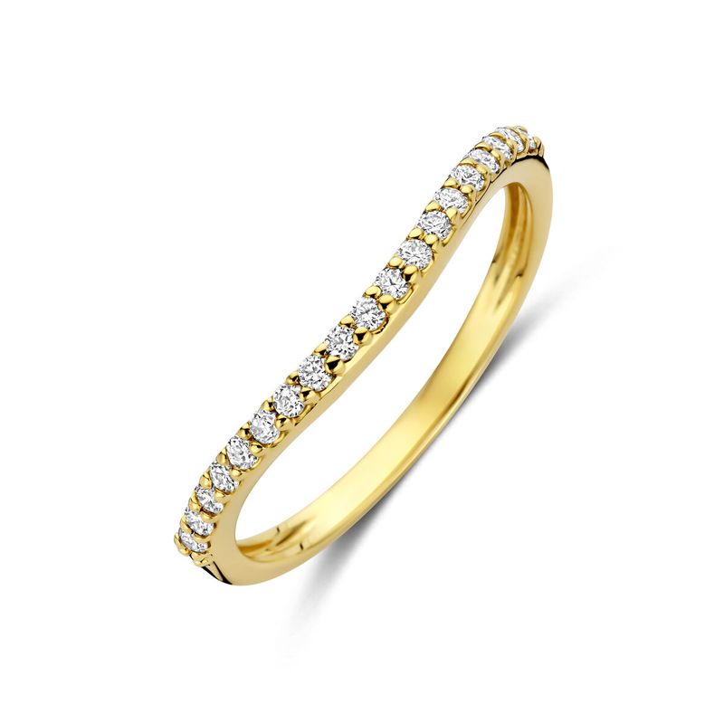 ring lab grown diamant 0.19ct14kt